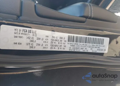 2015 Jeep Grand Cherokee Limited из США, поврежденный, VIN 1C4RJFBG3FC118407